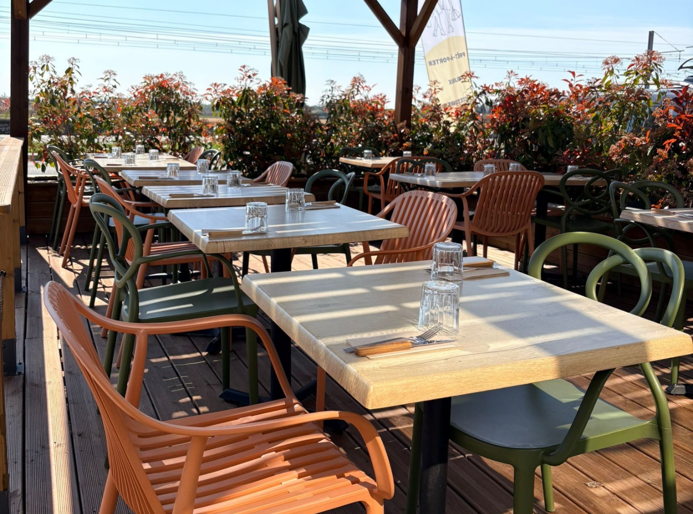 Terrasse du restaurant